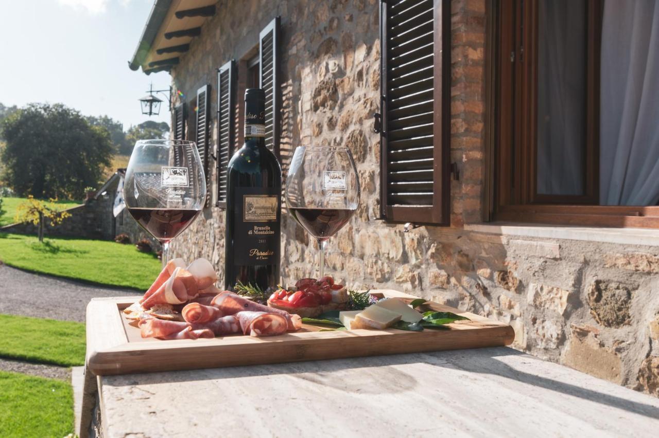 Wine Estate Rooms Paradiso Di Cacuci Montalcino Dış mekan fotoğraf
