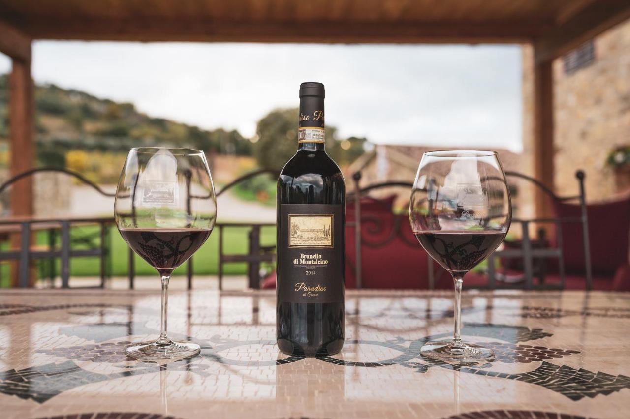 Wine Estate Rooms Paradiso Di Cacuci Montalcino Dış mekan fotoğraf